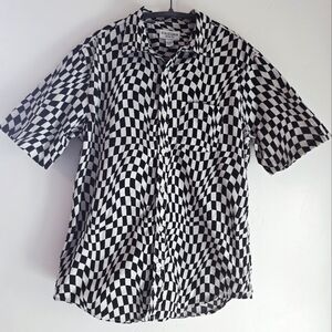 Arizona Jean Co. Wave Check Shirt | Black & White | Men’s S
